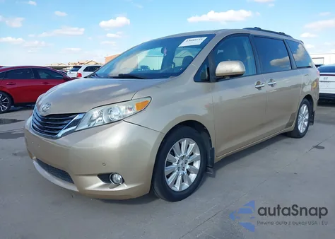 2011 Toyota Sienna Limited V6 из США, поврежденный, VIN 5TDYK3DCXBS063741